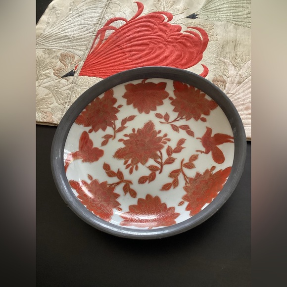 Neiman Marcus Lead & Porcelain Bowl - Picture 3 of 9